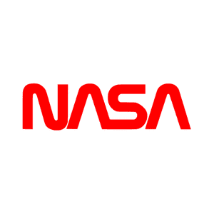 NASA logo on a transparent background