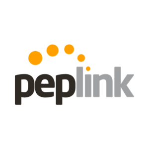 Peplink logo on a transparent background